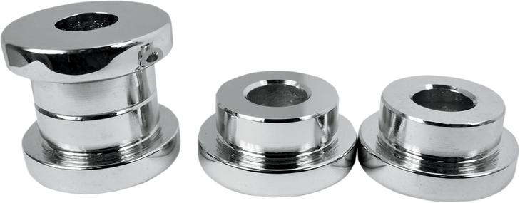 La Choppers Riser Bushings - Solid - Chrome La-7400-50