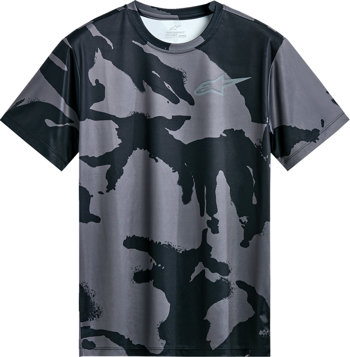 Performance Short-Sleeve T-Shirt - Black/Camo - Large 1214-70020-160-L