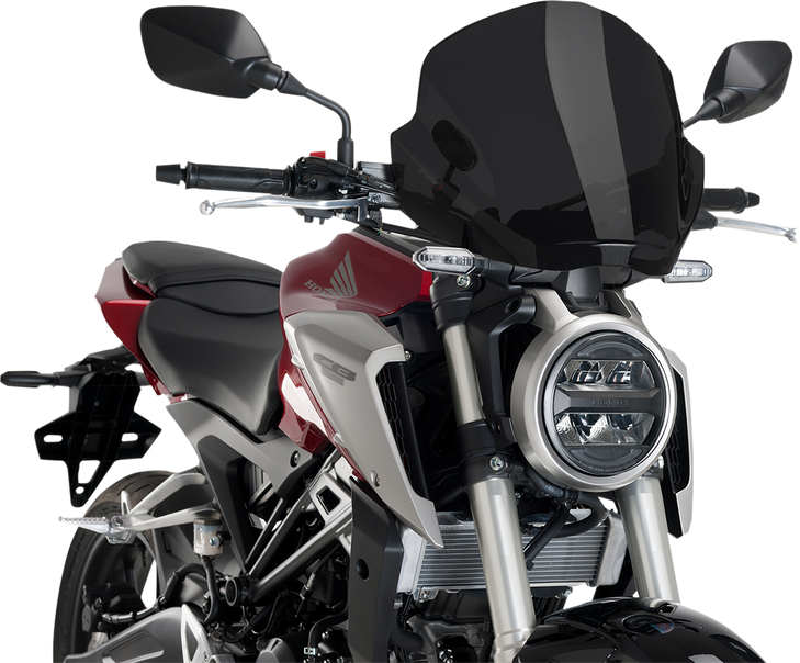 Puig Hi-Tech Parts Trend Windscreen - Er5 - Dark Smoke 5022F