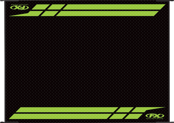 Rv Mat - Black/Green - Kawasaki 22-45130
