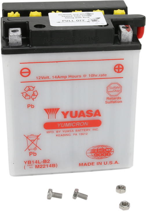 Yuasa Battery - Yb14L-B2 Yuam2214Bind