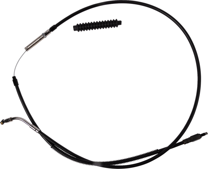High-Efficiency Black Vinyl Clutch Cable - +6" 101-30-10072-6