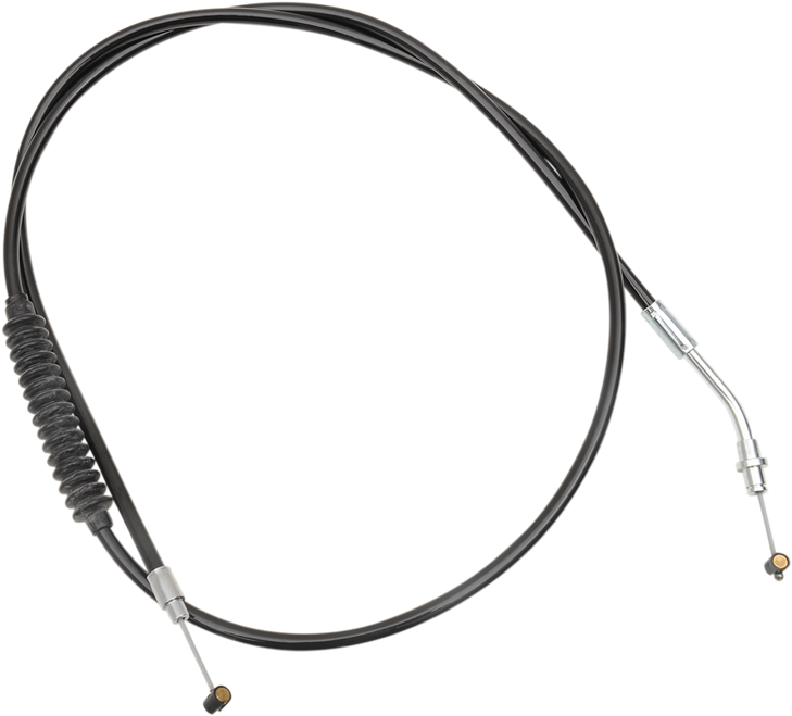 Barnett Black Vinyl Clutch Cable - +6" - Indian 101-40-10004-06