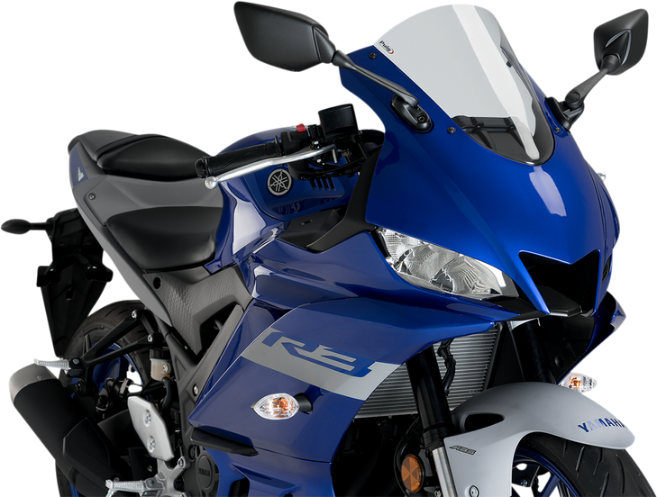 Puig Hi-Tech Parts Race Windscreen - 13" - Clear - Yzf-R3 3737W