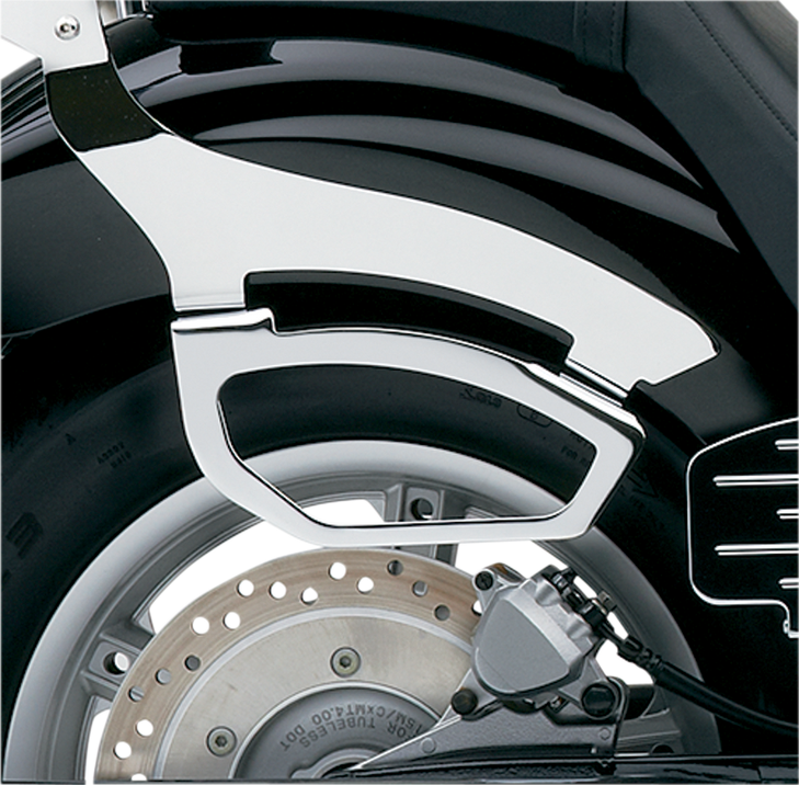Cobra Saddlebag Supports - Chrome - Honda Vt 02-6136