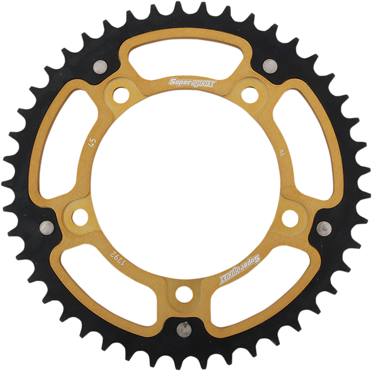 Supersprox Stealth Rear Sprocket - 45 Tooth - Gold - Suzuki/Triumph Rst-1792-45-Gld