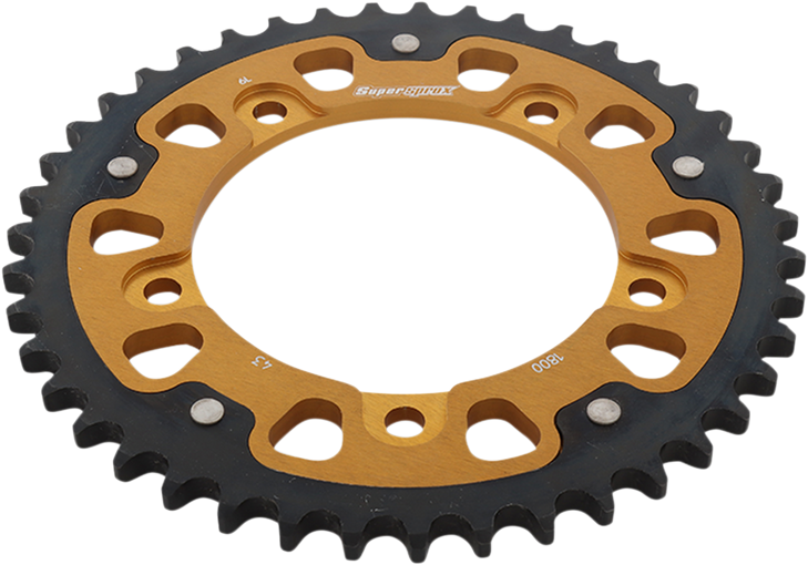 Supersprox Stealth Rear Sprocket - 43 Tooth - Gold - Suzuki/Triumph Rst-1800-43-Gld