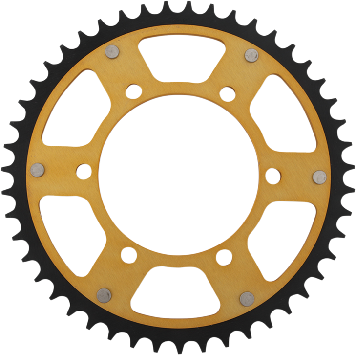 Supersprox Stealth Rear Sprocket - 47 Tooth - Gold - Kawasaki/Yamaha/Suzuki Rst-486-47-Gld