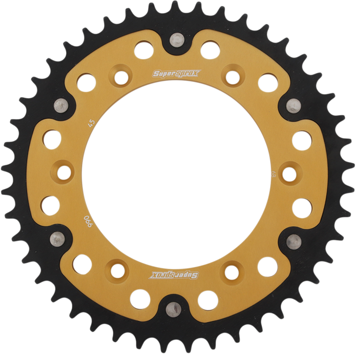 Supersprox Stealth Rear Sprocket - 45 Tooth - Gold - Husaberg/Husqvarna/Ktm Rst-990-45-Gld