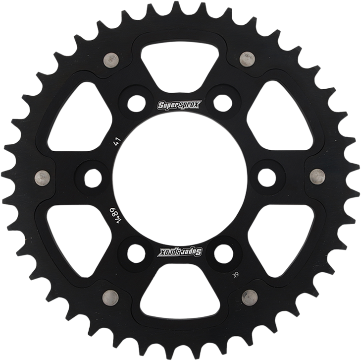 Supersprox Stealth Rear Sprocket - 41 Tooth - Black - Kawasaki Rst-1489-41-Blk