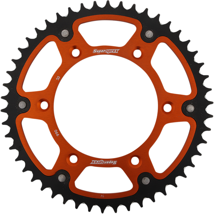Supersprox Stealth Rear Sprocket - 50 Tooth - Orange - Husaberg/Husqvarna/Ktm Rst-990-50-Org
