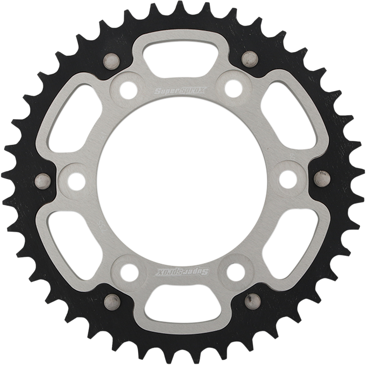 Supersprox Stealth Rear Sprocket - 41 Tooth - Silver - Ducati Rst-735-41-Slv