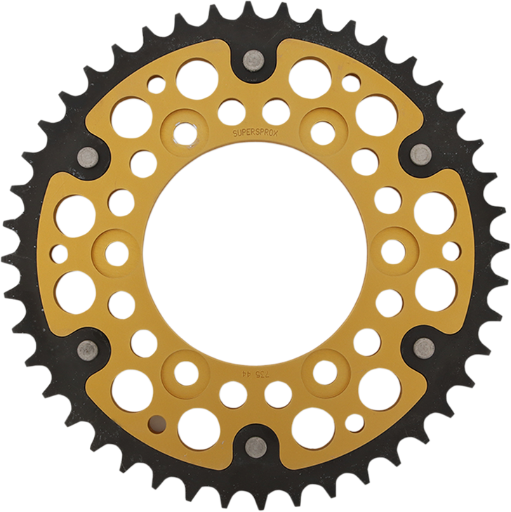 Supersprox Stealth Rear Sprocket - 44 Tooth - Gold - Ducati Rst-735-44-Gld