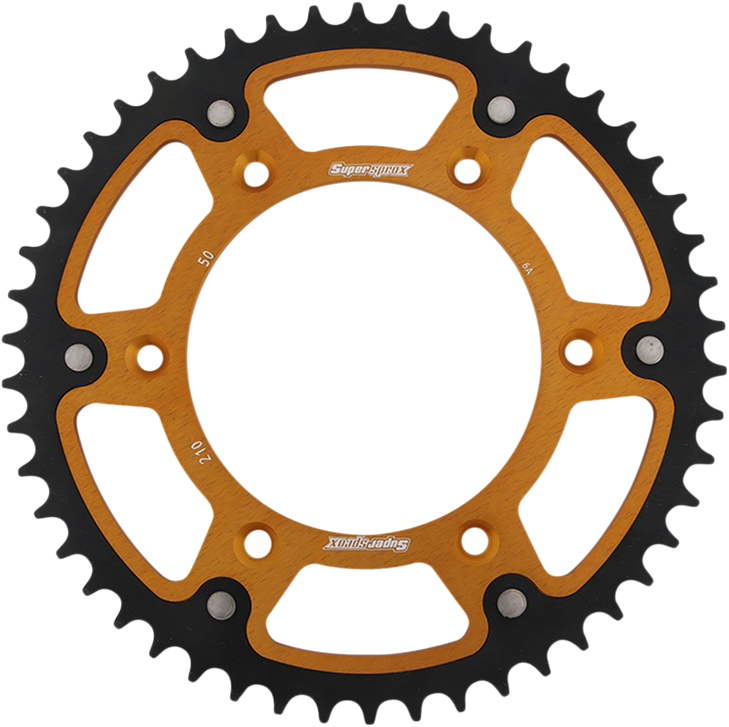 Supersprox Stealth Rear Sprocket - 50 Tooth - Gold - Honda Rst-210-50-Gld