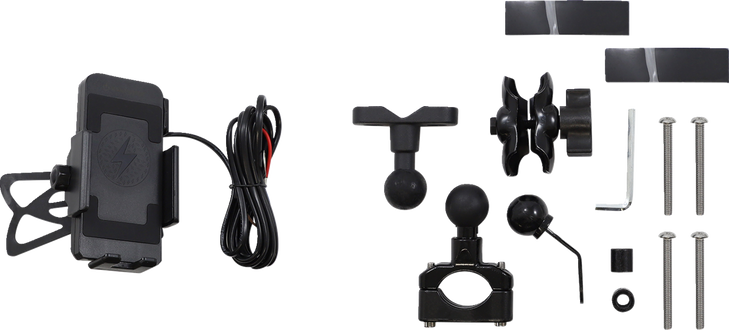 Ridepower Ball Mount - Phone Holder - Wireless Charging Rppmmtlbkbw12