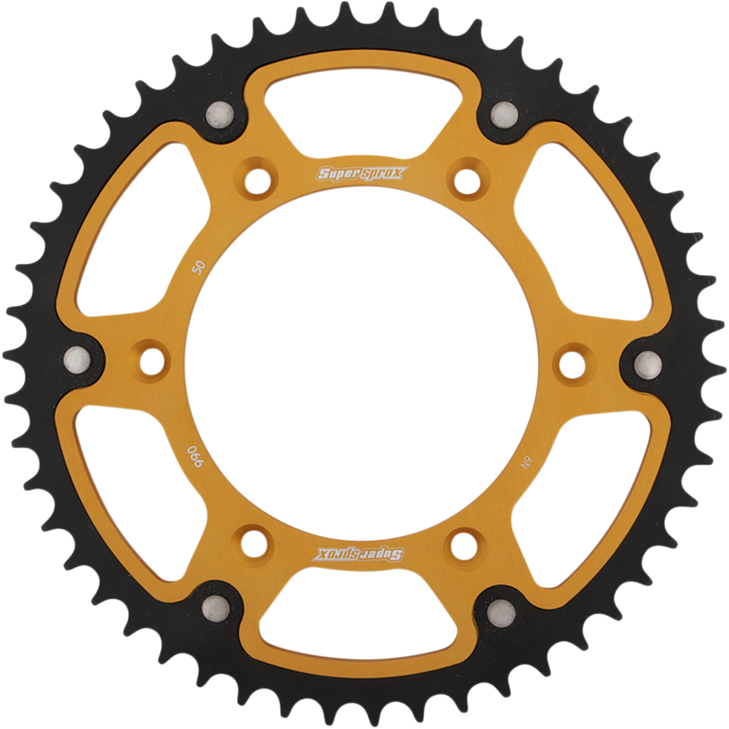 Supersprox Stealth Rear Sprocket - 50 Tooth - Gold - Husaberg/Husqvarna/Ktm Rst-990-50-Gld
