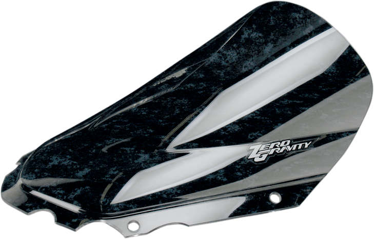 Zero Gravity Double Bubble Windscreen - Clear - Klr 16-206-01