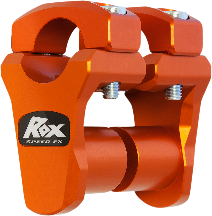 Rox Speed Fx Risers - Pivoting - 1-3/4" - Oversized Handlebars - Ktm Orange 3R-P2Pplo