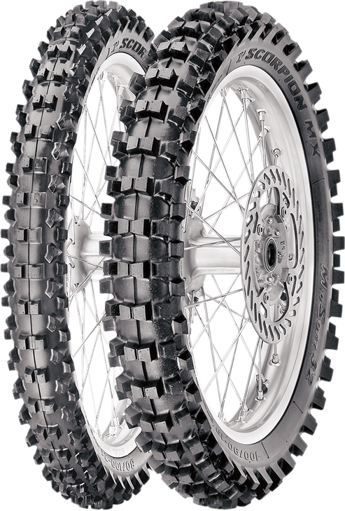 Pirelli Tire - Scorpion Mx32 Mid Soft - Rear - 90/100-16 - 51M 4238300