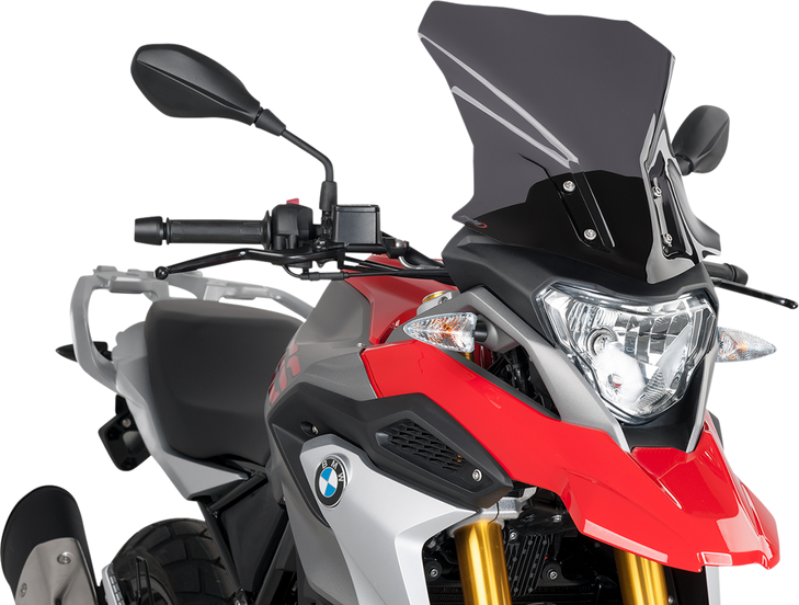Puig Hi-Tech Parts Touring Windscreen - 17" - Dark Smoke - Bmw 9879F