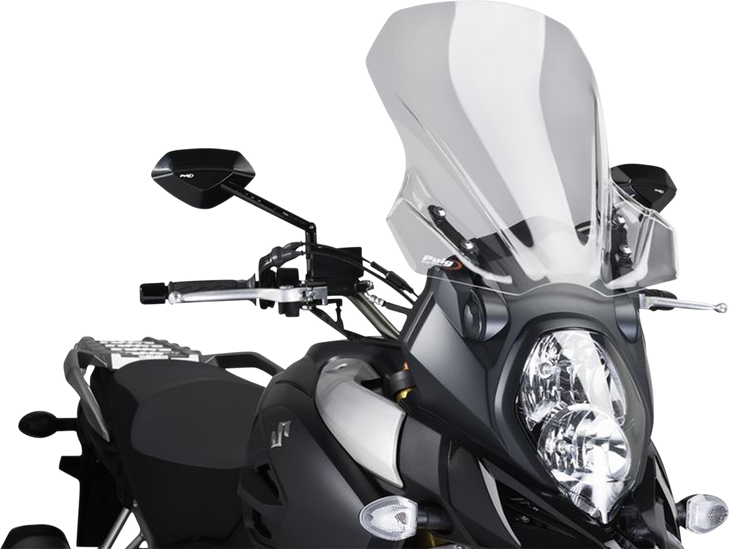 Puig Hi-Tech Parts Touring Windscreen - 18-1/8" - Clear - V-Strom 7229W