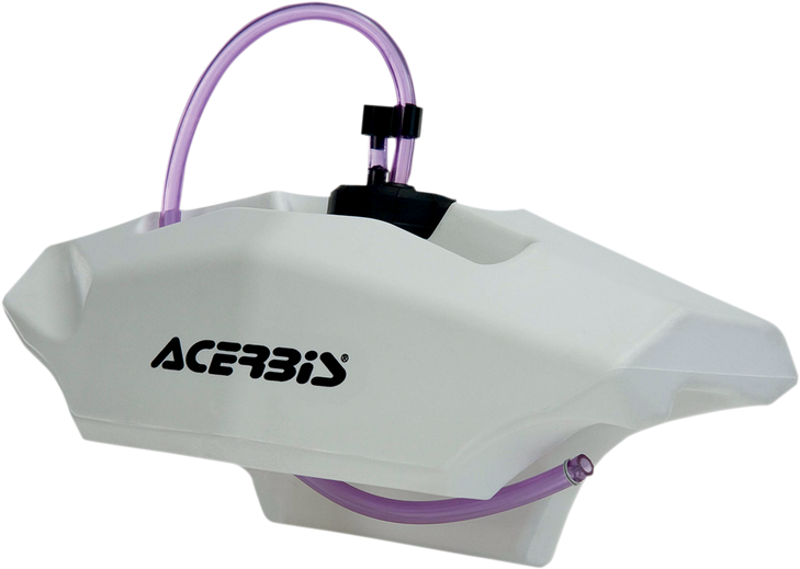 Acerbis Handlebar Auxiliary Gas Tank - 0.6 Gallon - White 2300330002