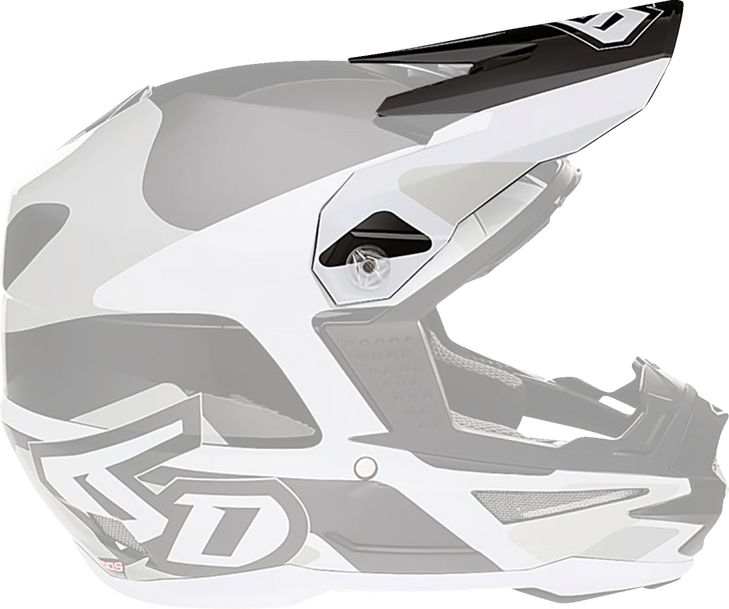 6D Helmets Atr-1 Visor - White 72-3729