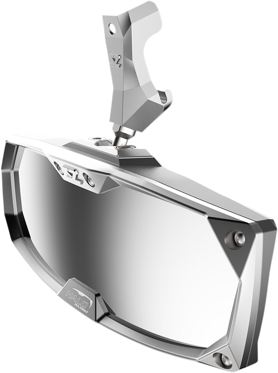 Seizmik Mirror - Halo R - Rear View - Rectangle - Silver - Can Am Defender 56-18028