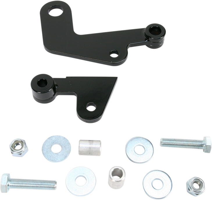 Baron Rear Shock Drop Bracket Lowering Kit - Black - Lowers 1.50" - '07-'09 Vt750C2 Ba-7500-66