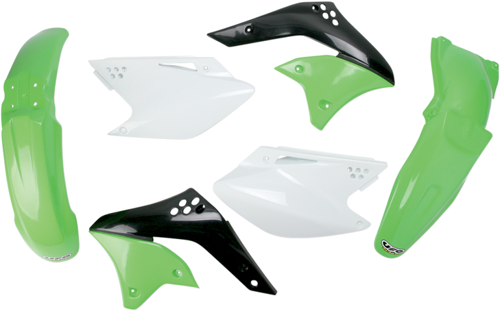 Ufo Replacement Body Kit - Oem Green/White/Black Kakit204-999