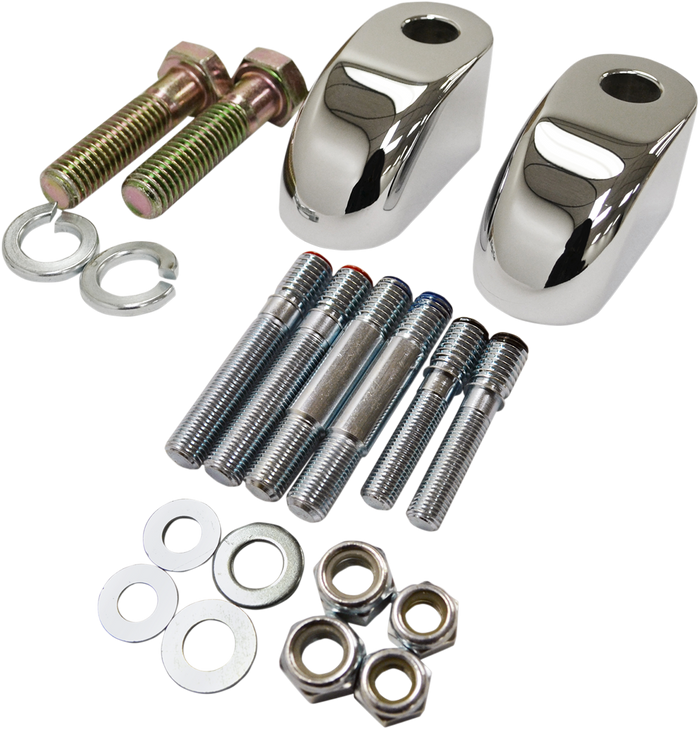 Baron Risers - Pullback - Extension - 1" - Chrome Ba-7416-01