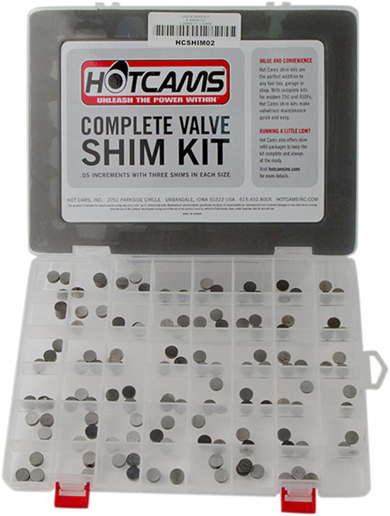Hot Cams Valve Shim Kit - 9.48 Mm O.D. - Arctic Cat | Honda | Kawasaki | Suzuki | Yamaha Hcshim02