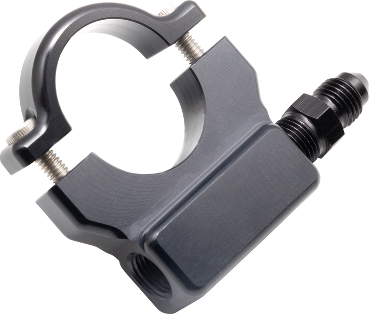 Feuling Oil Pump Corp. Oil Pressure Gauge Mount - 1.25" - Black 9055