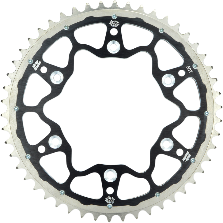 Moto-Master Fusion Series Dual Ring Sprocket (Black, 520-50T) 620073250