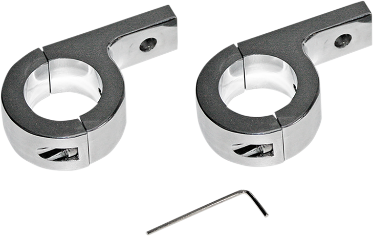 Custom Dynamics Mount Kit For 1-1/4" Tube - Chrome Pb-125-C