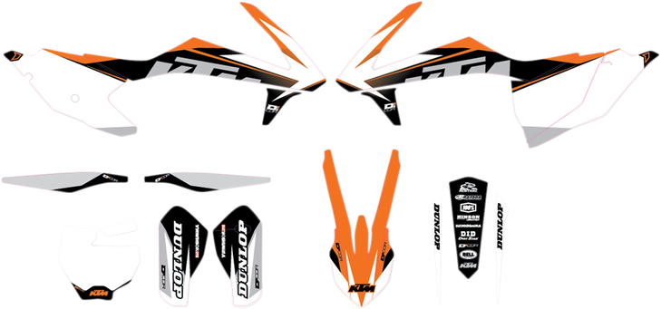 D'Cor Visuals Graphic Kit - Ktm 20-30-206
