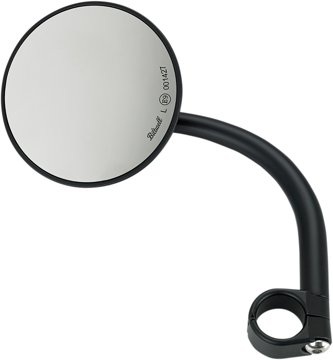 Biltwell Mirror W/Mount - Round - Black 6503-501-131