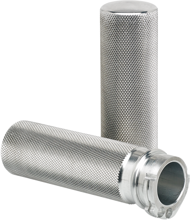 Joker Machine Grips - Knurled - Cable - Raw 03-93-4
