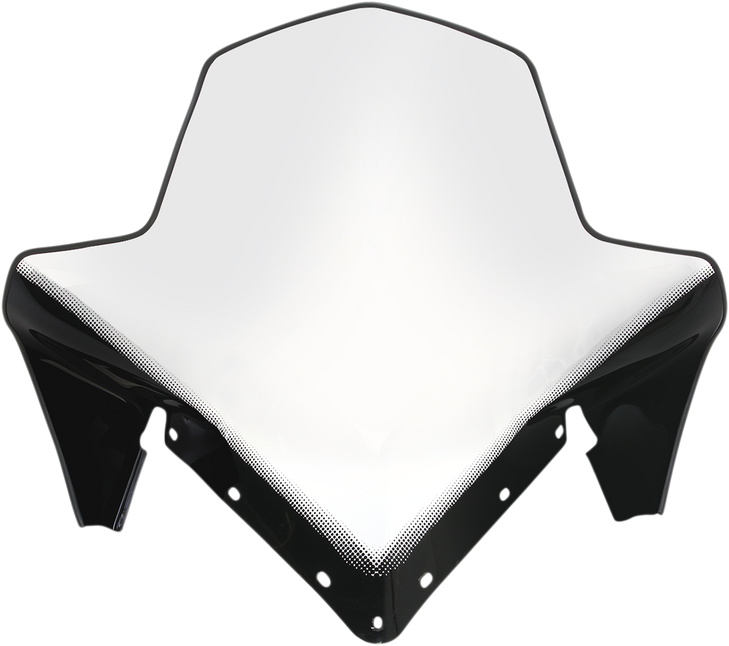 Sno Stuff Windshield - 20" - Clear/Black - Polaris 450-264-10