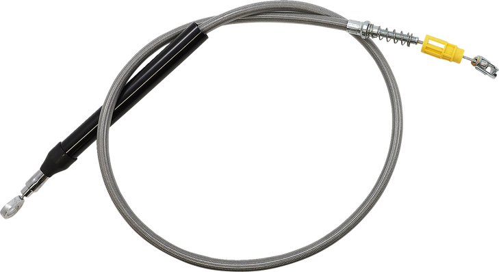 La Choppers Clutch Cable - Quick Connect - 15" - 17" Ape Hanger Handlebars - Stainless Steel La-8155C16