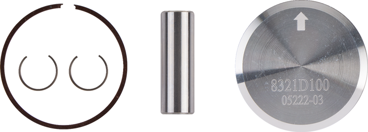 Wossner Piston Kit - 54.95 Mm - Yamaha 8321D100