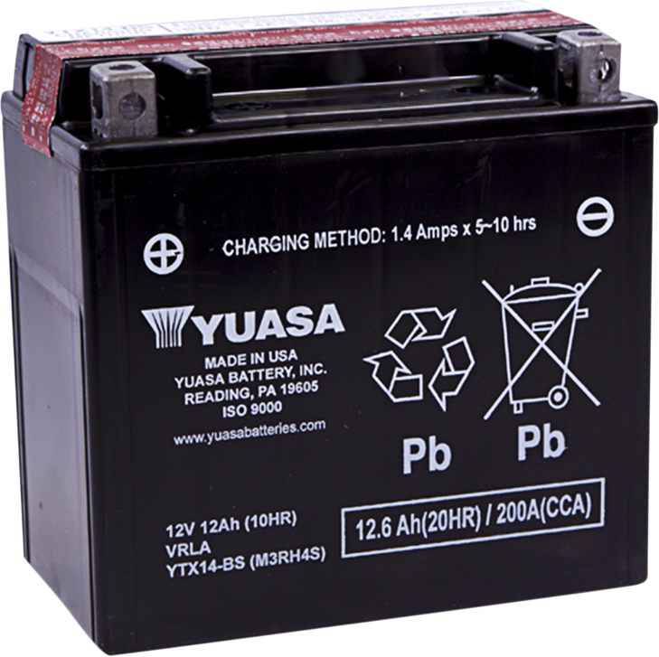 Agm Battery - Ytx14-Bs .69 L Yuam3Rh4S