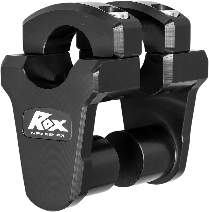 Rox Speed Fx Risers - Pivoting - 2" - Oversized Handlebars - Black 1R-P2Ppk