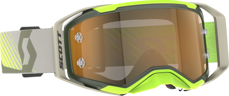 Prospect 2.0 Amp Goggle - Kaki Green/Neon Yellow - Gold Chrome 421478-7701324