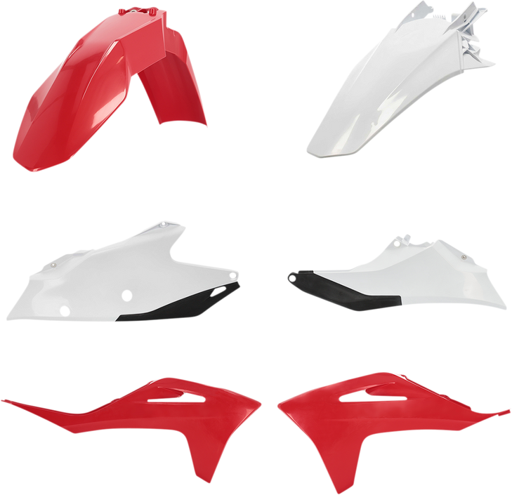Acerbis Standard Replacement Body Kit - Oem '21-'22 Red/White/Black 2872807118