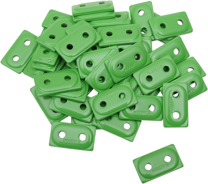 Woody'S Support Plates - Green - 48 Pack Add2-3780-B