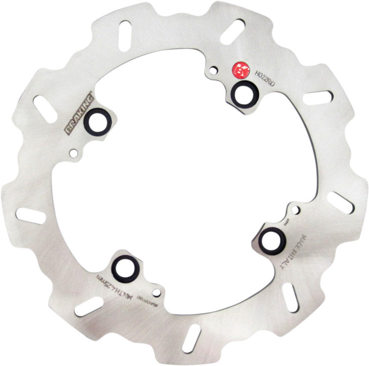 Braking Brake Rotor - Rear - Ho22Rid Ho22Rid