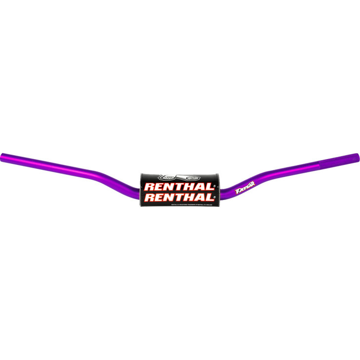 Renthal Handlebar - Fatbar - Street - 821 - Mcgrath/Sx125-450 ('16+) - Purple 821-01-Pe