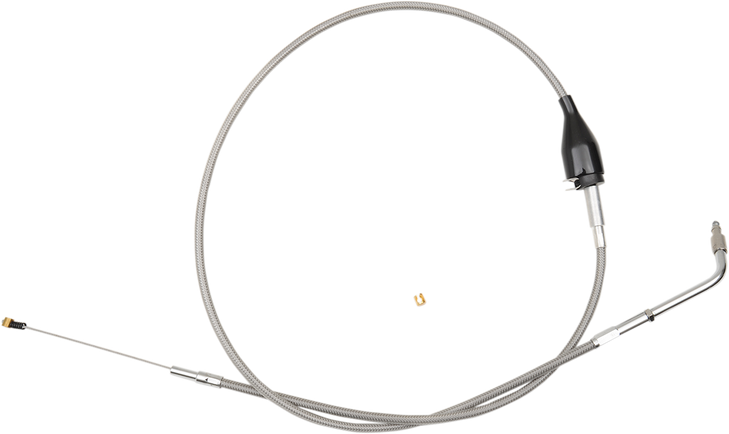 La Choppers Stainless Braided Handlebar Idle Cable - 12" - 14" La-8005Id13