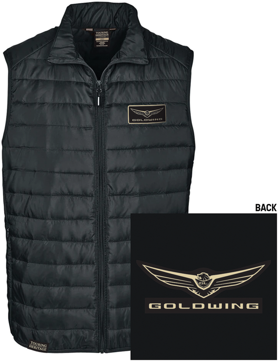 Factory Effex Goldwing Puff Vest - Black - Medium 25-85802